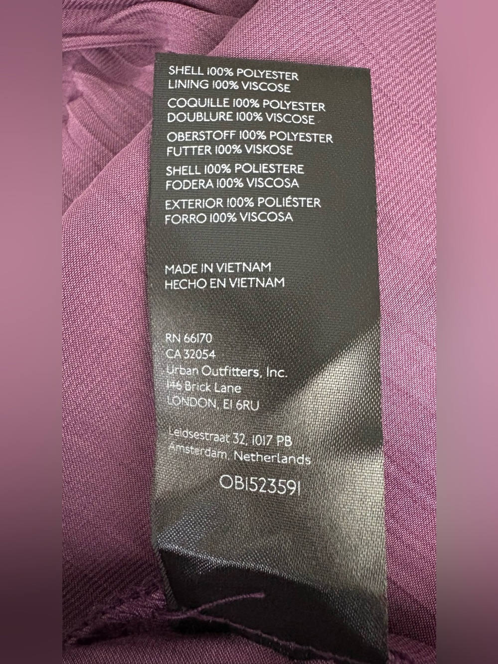Anthropologie Somerset Maxi Dress, Purple M - Picture 11 of 14